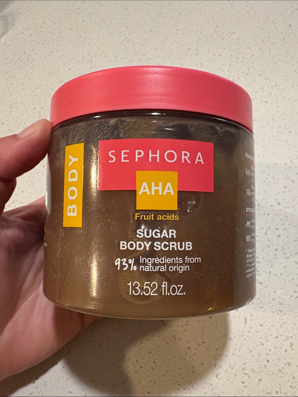 Sephora Sugar Body Scrub with Coral-Pink Lid